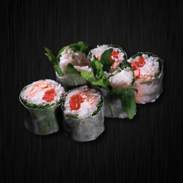 Roll salmon crab